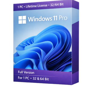 Windows 11 Pro – Lifetime License for 1 PC (32/64-bit)