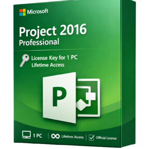 Project 2016 Professional – Lifetime License Key for 1 PC