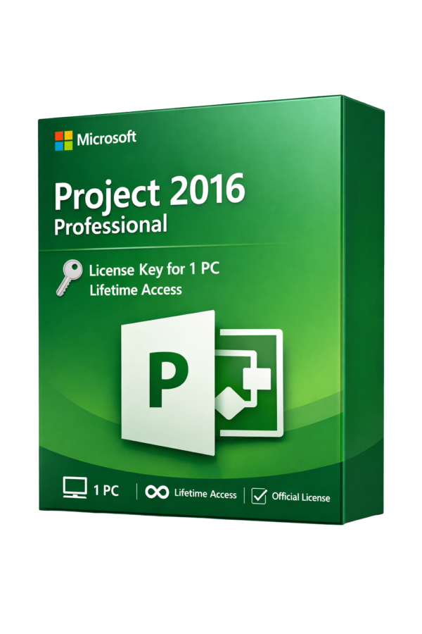 Project 2016 Professional – Lifetime License Key for 1 PC – Genuine ...