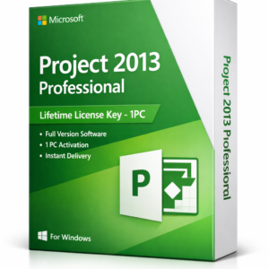 Project 2013 Professional – Lifetime License Key for 1 PC