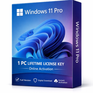 Windows 11 Pro – Lifetime License Key for 1 PC with Online Activation